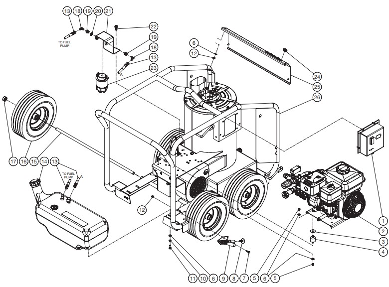 MITM GH-2403-0GAH hot water repair kits